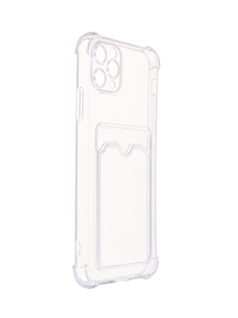 фото Чехол luxcase для apple iphone 11 pro max tpu с картхолдером 1.5mm transparent 63504