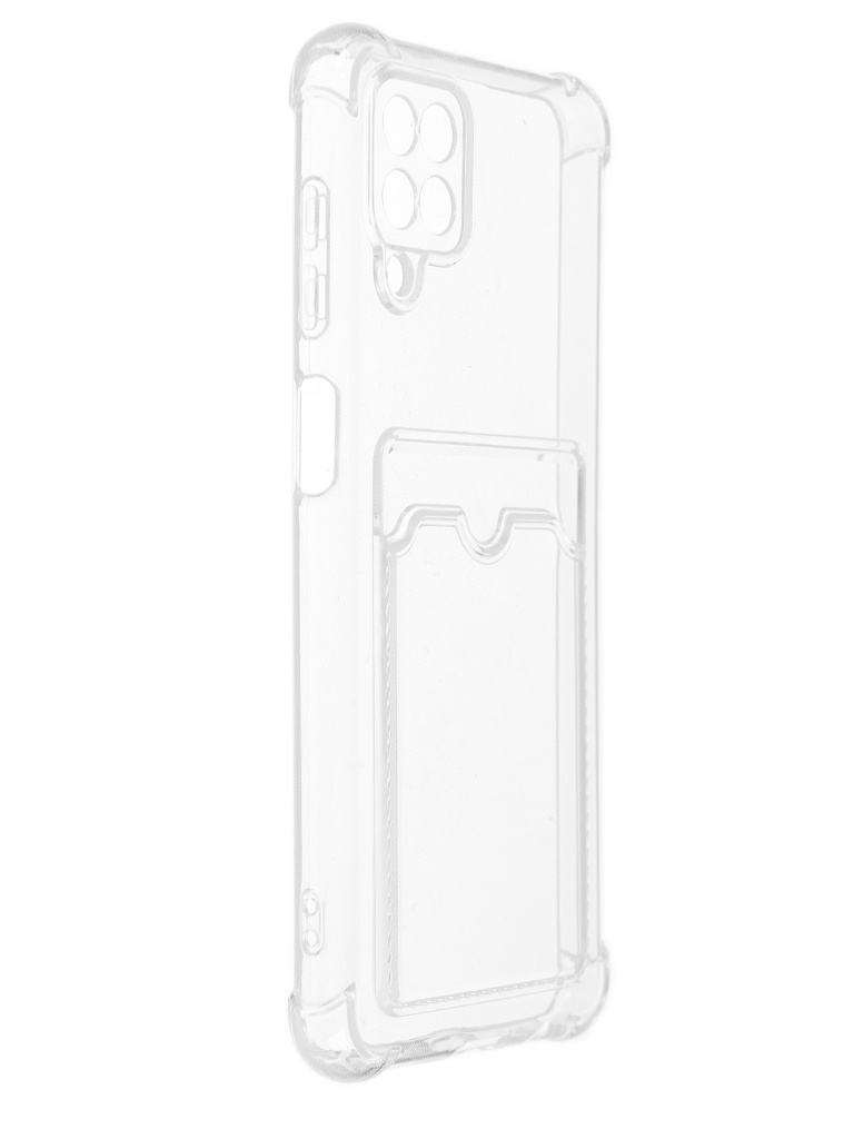 фото Чехол luxcase для samsung galaxy a12 tpu с картхолдером 1.5mm transparent 63516