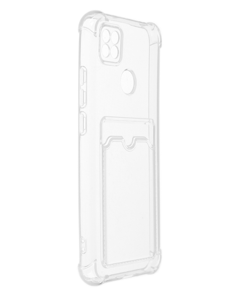 фото Чехол luxcase для xiaomi redmi 9c tpu с картхолдером 1.5mm transparent 63514