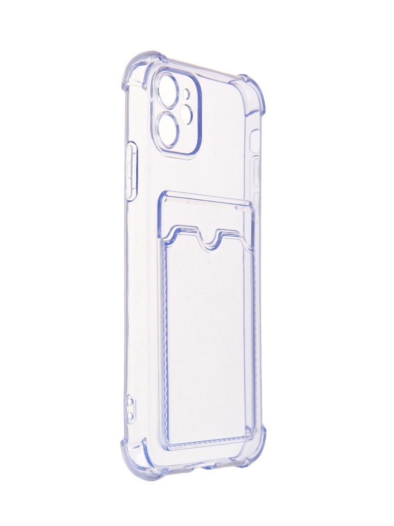 

Чехол LuxCase для APPLE iPhone 11 TPU с картхолдером Light-Blue 63520, APPLE iPhone 11