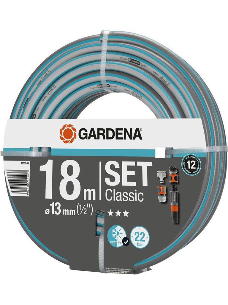 

Шланг Gardena Classic 1/2 18m 18007-42.000.00, 18007-42.000.00