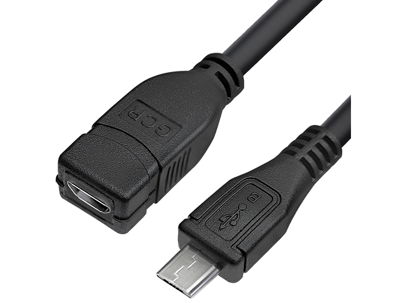 

Аксессуар GCR MicroUSB M/F 50cm GCR-52444, GCR-52444