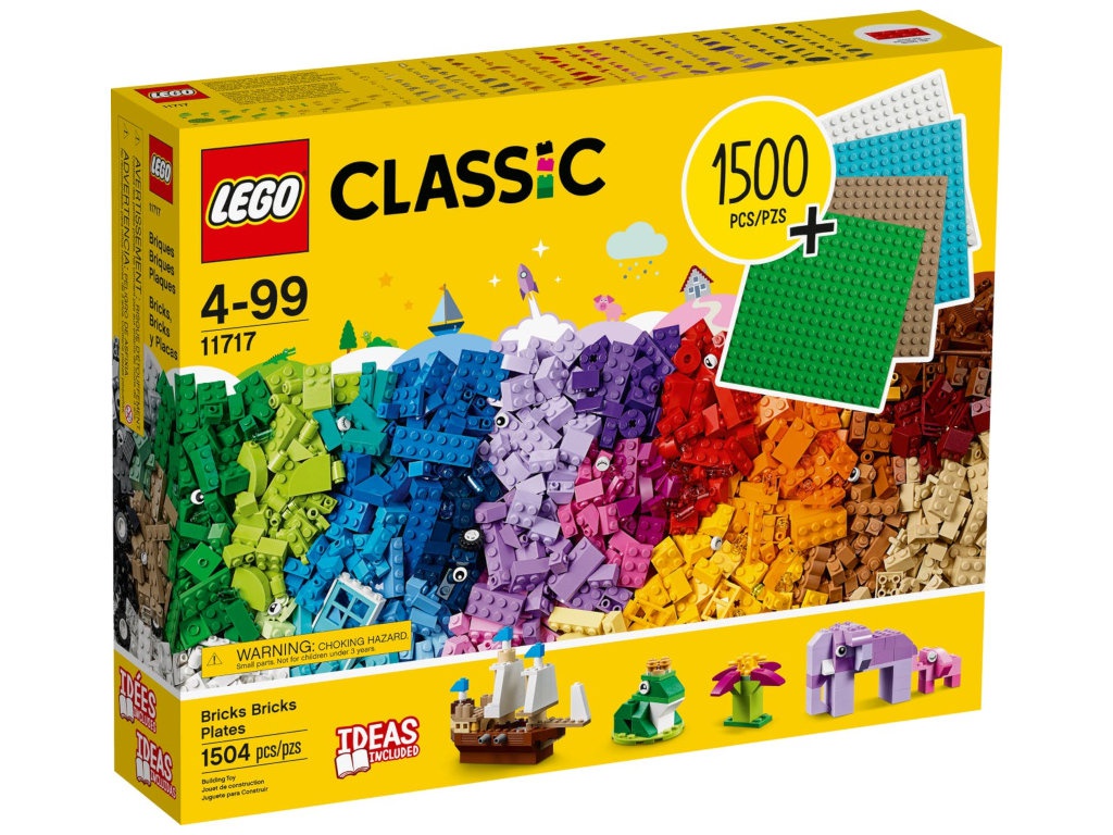 

Lego Classic Кубики, кубики, пластины 11717, Classic Кубики, кубики, пластины