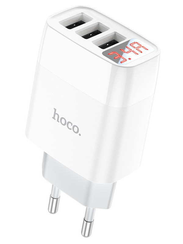 Зарядное устройство Hoco C93A Easy Charge 3xUSB White 6931474760593 хаб usb hoco hb31 1xusb 3 0 3xusb 2 0 20cm 6931474784889