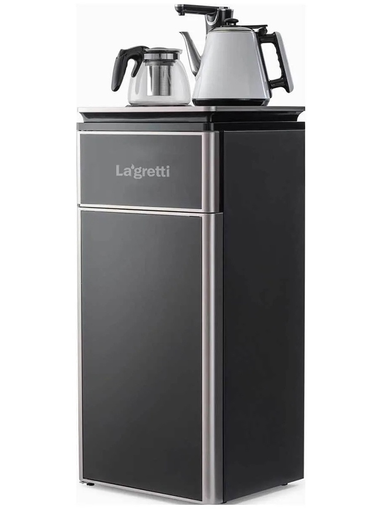 Кулер Lagretti Venice LKa с чайным столиком Тиабар Black-Silver LG015