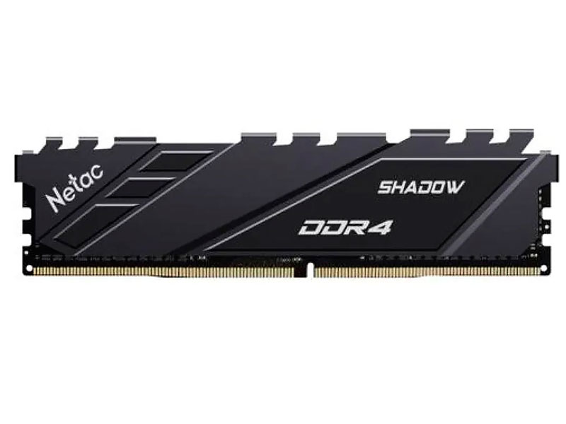 фото Модуль памяти netac shadow ddr4 dimm 3200mhz pc25600 cl16 - 8gb grey ntsdd4p32sp-08e