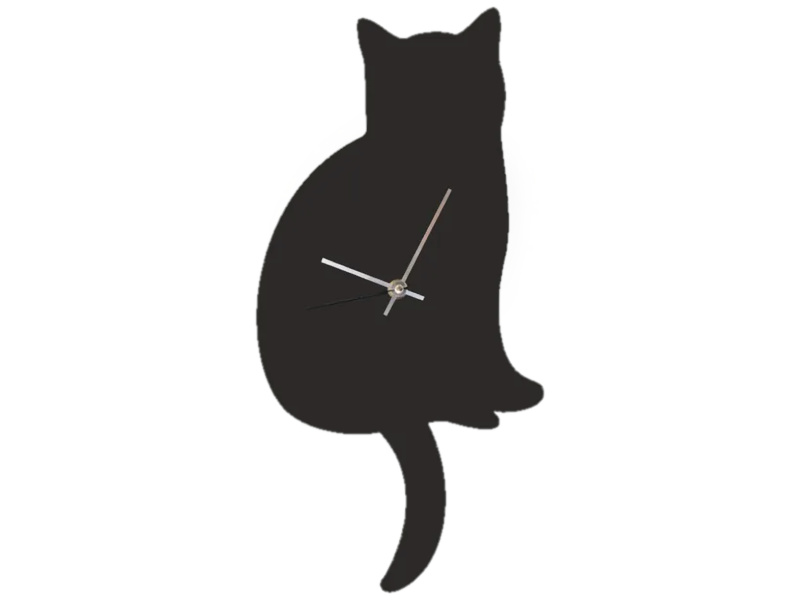 фото Часы автоэлектрика кошка тик