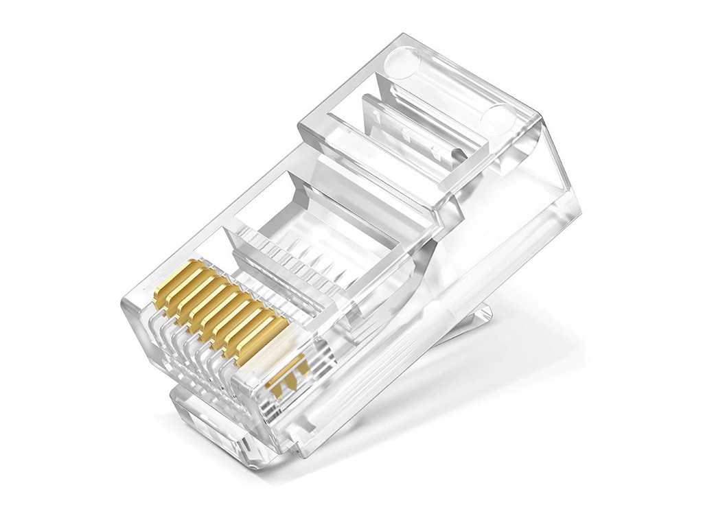 

Коннектор Orient C88-20 RJ45 8P8C обжимной под кабель Cat.5e 20шт 31136, 31136