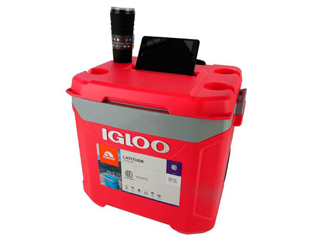 

Термоконтейнер Igloo Latitude 60 Roller Red 34666, Latitude 60 Roller