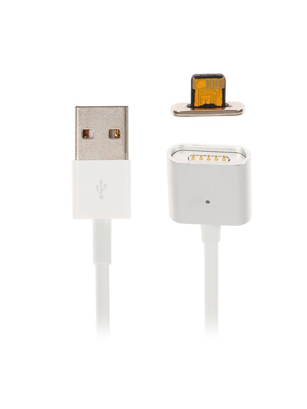 Аксессуар Luazon Lightning - USB 1А 1m White 4283682 цена и фото