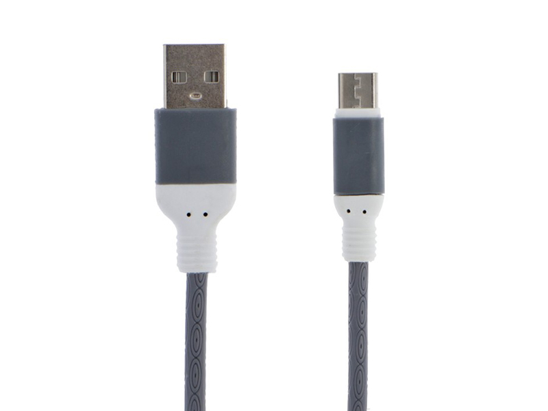 

Аксессуар Luazon USB Type-C - USB 1m Grey 4465943, 4465943