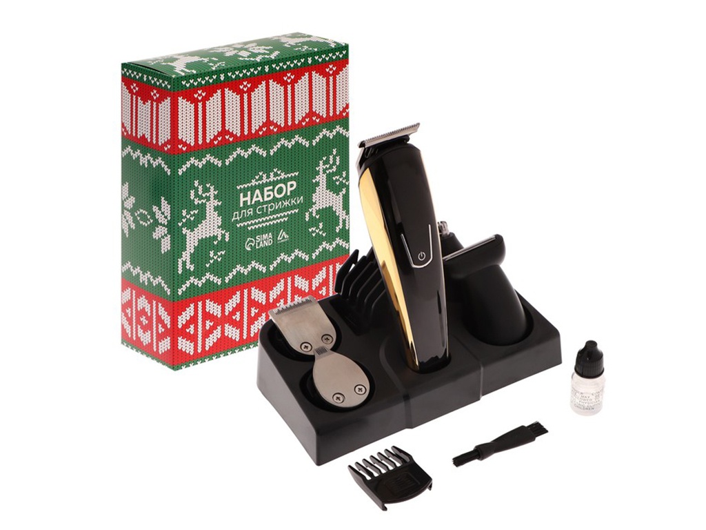 

Машинка для стрижки волос Luazon LTRI-23 5 в 1 Black 7515673, LTRI-23