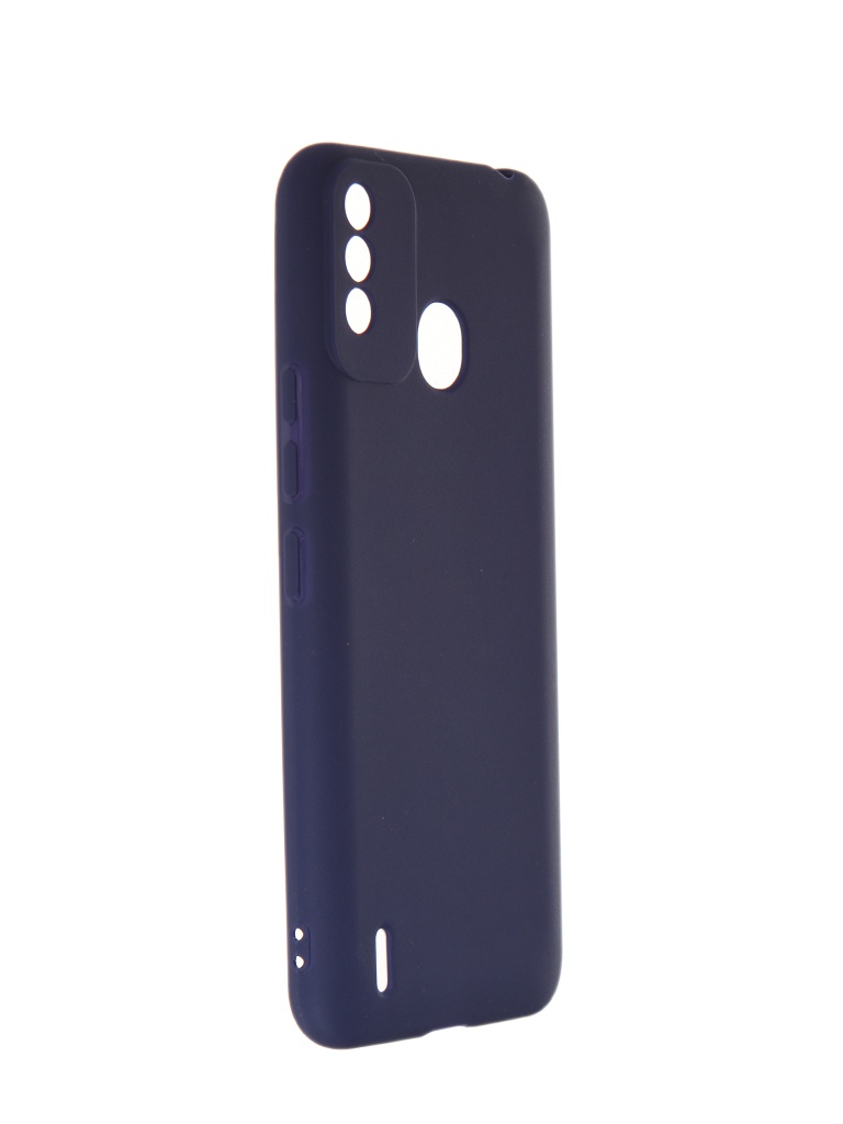 Чехол DF для Itel Vision 2S Silicone Blue itCase-03 мобильный телефон itel it2163n dual sim deep blue