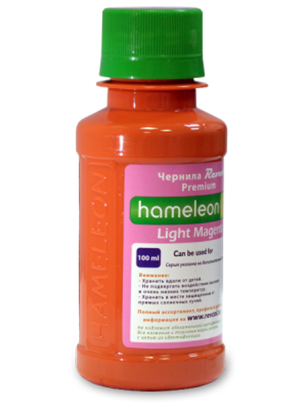 

Чернила Revcol №177 Hameleon H801 100ml Light Magenta Dye для HP 6026, 6026