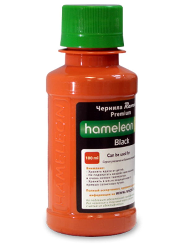 

Чернила Revcol №27/56/177 Hameleon H801/H280 100ml Black Dye для HP 126494, 126494