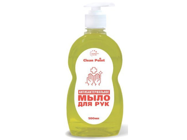 фото Мыло антибактериальное clean point 500ml ср-а8