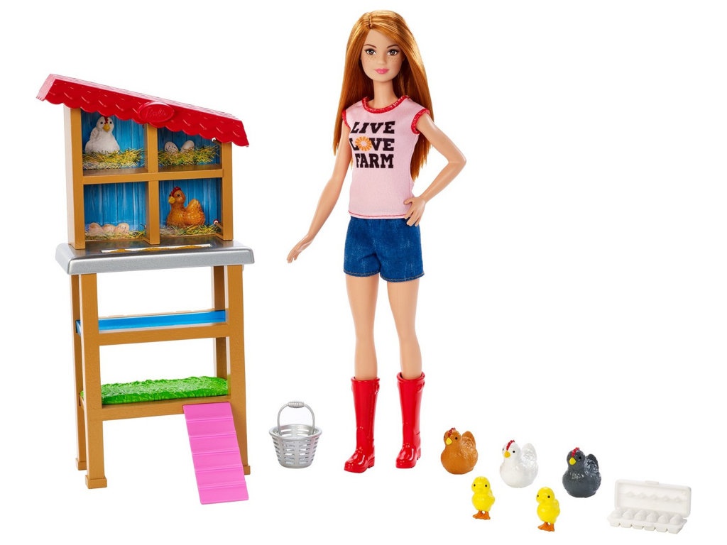 

Кукла Mattel Barbie Профессии Птичница DHB63_FXP15, Птичница