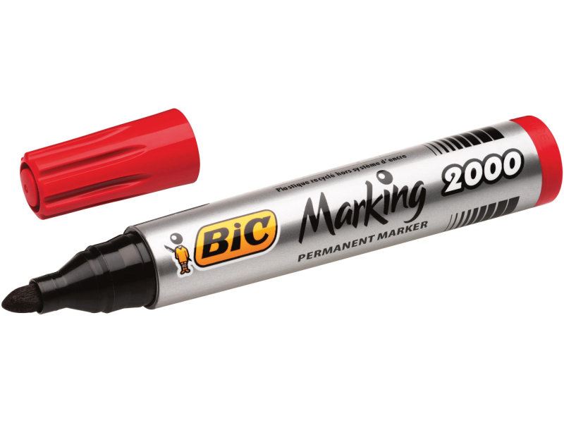 Маркер Bic Marking 2000 1.7-4.9mm Red 1556175