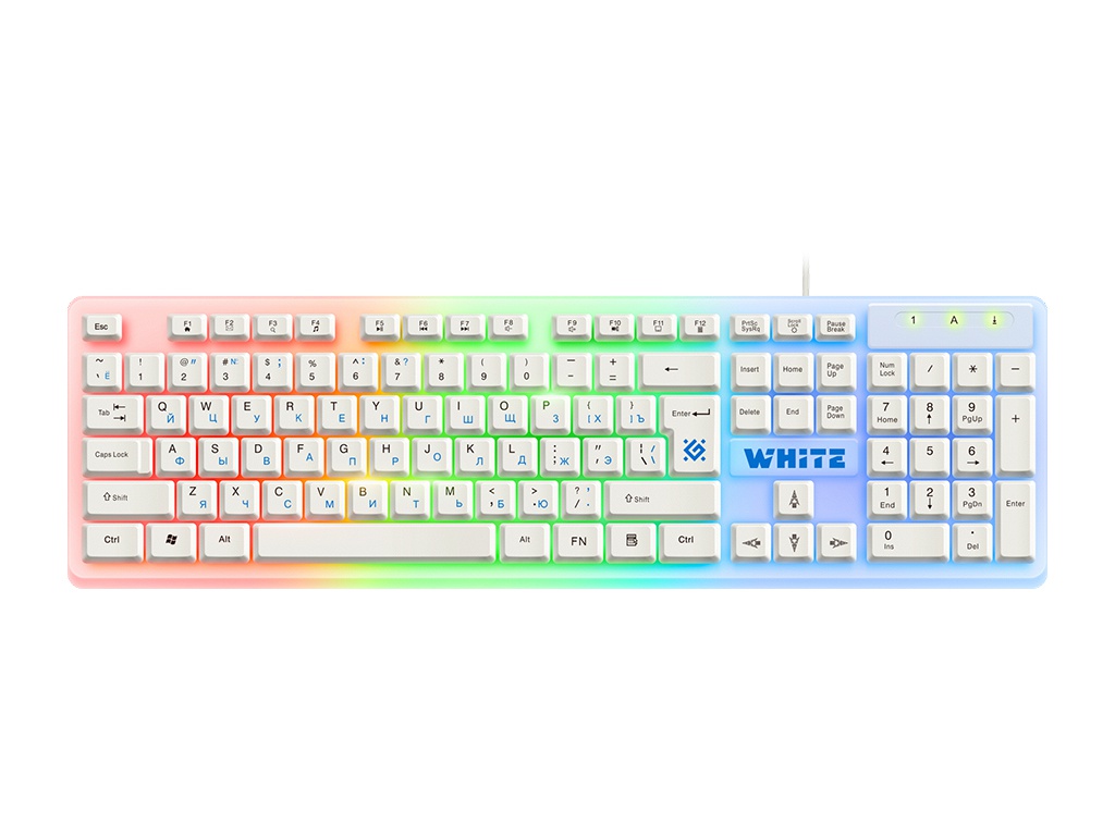 Клавиатура Defender White GK-172 RU 45172
