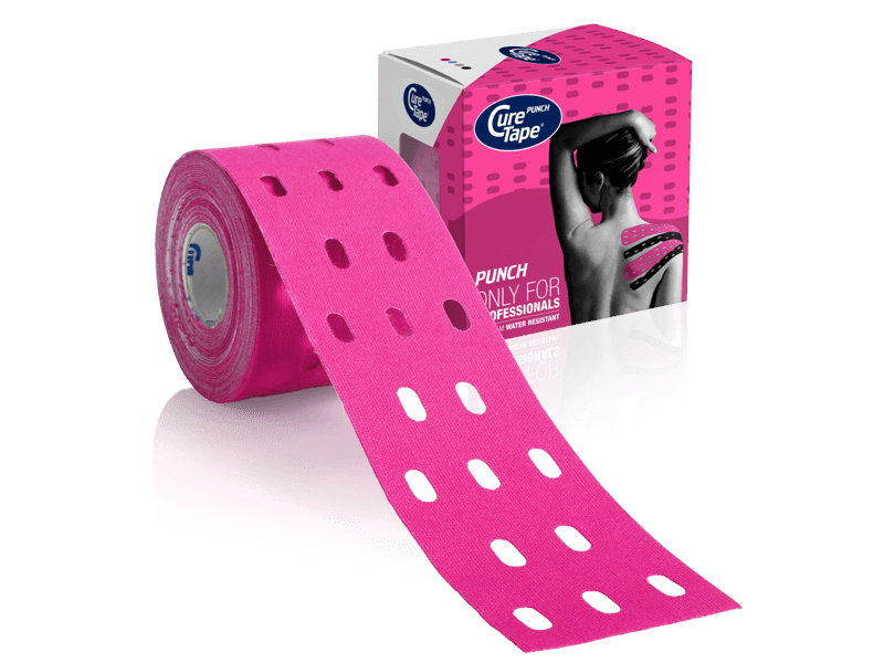 фото Кинезио-тейп curetape 5cm x 5m punch pink 160684