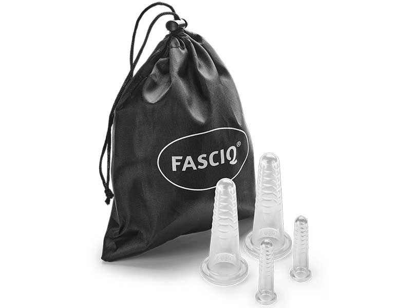 фото Массажер fasciq facial cupping set 4шт 2425