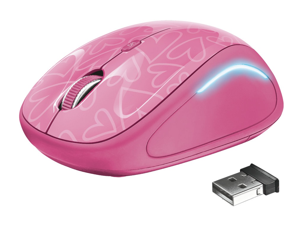 

Мышь Trust Yvi FX Pink 22336, Yvi FX