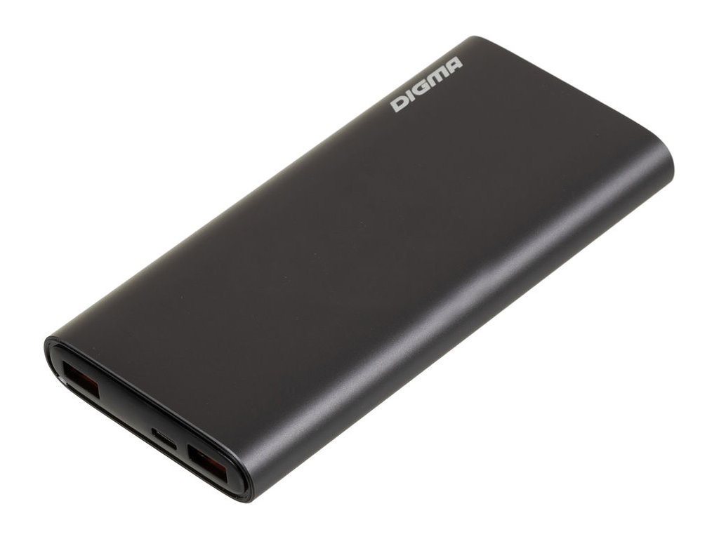 фото Внешний аккумулятор digma dgpf20f 20000mah 3a qc pd 20w grey dgpf20f22agy / 1455126