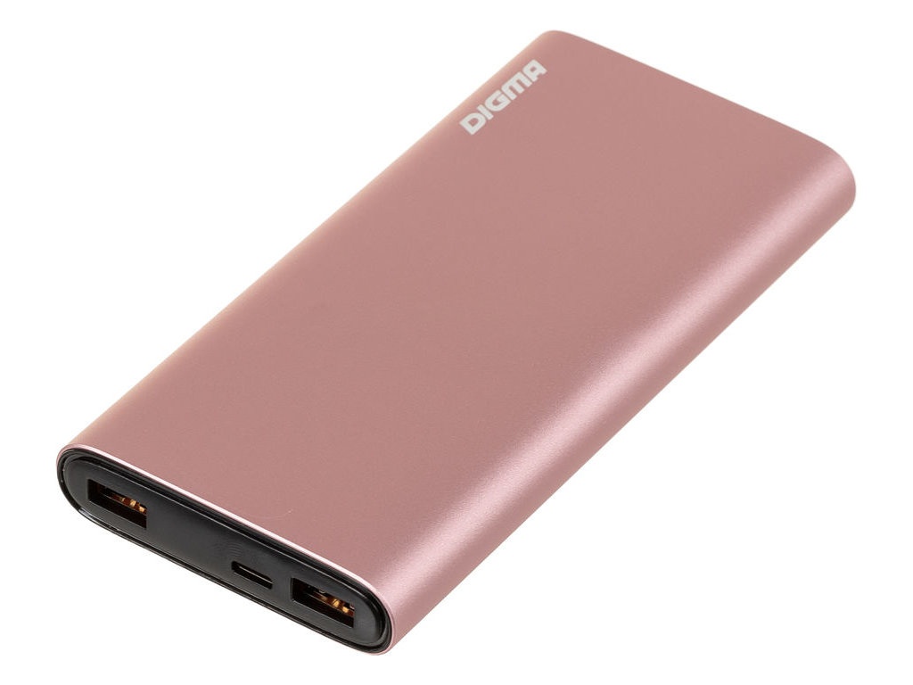 фото Внешний аккумулятор digma dgpf20f 20000mah 3a qc pd 20w pink dgpf20f22apn / 1455156