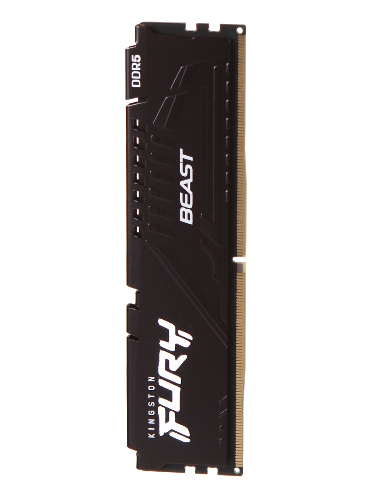 Модуль памяти Kingston Fury Beast DDR5 DIMM PC-48000 6000MHz CL40 - 16Gb KF560C40BB-16 модуль памяти kingston ddr5 dimm 6000mhz pc5 48000 cl40 32gb kit 2x16gb kf560c40bbak2 32