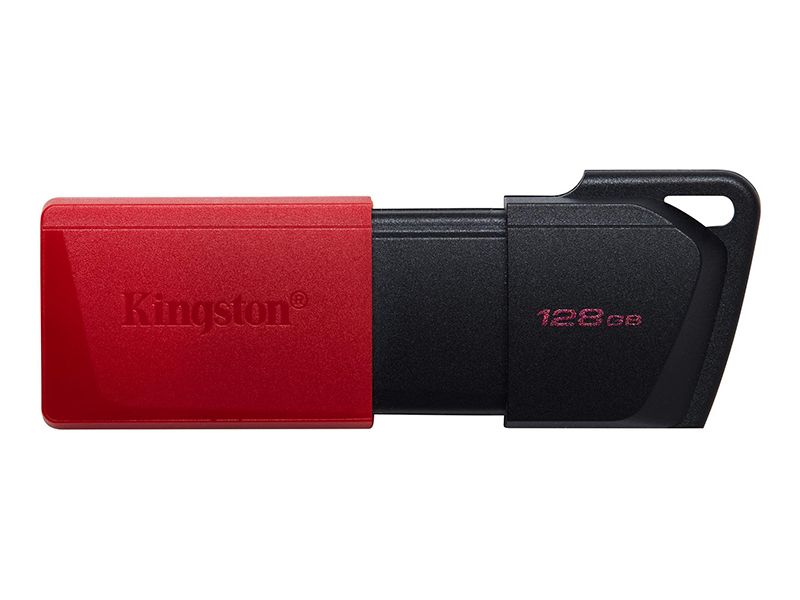 USB Flash Drive 128Gb - Kingston USB 3.2 Gen 1 DataTraveler Exodia M Black-Red DTXM/128GB kingston a400 ssd 480gb sata 3 2 5 inch solid state drive for desktops and notebooks dark gray