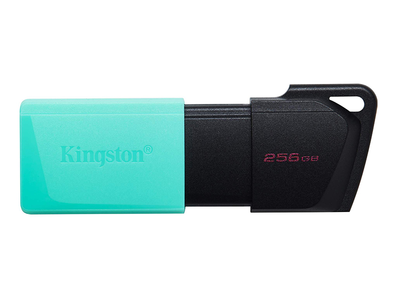 USB Flash Drive 256Gb - Kingston USB 3.2 Gen 1 DataTraveler Exodia M Black-Teal DTXM/256GB usb flash drive 256gb kingston usb 3 2 gen 1 datatraveler exodia m black teal dtxm 256gb