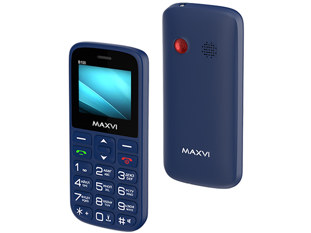 Сотовый телефон Maxvi B100 Blue