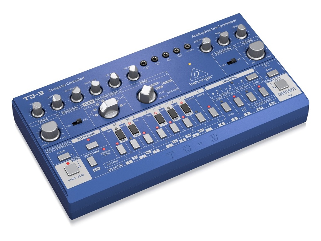 

Синтезатор Behringer TD-3-BU, TD-3-BU