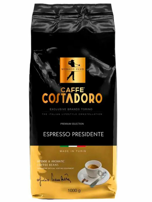 

Кофе в зернах Costadoro Espresso Presidente 1kg 8012470001359, Espresso Presidente