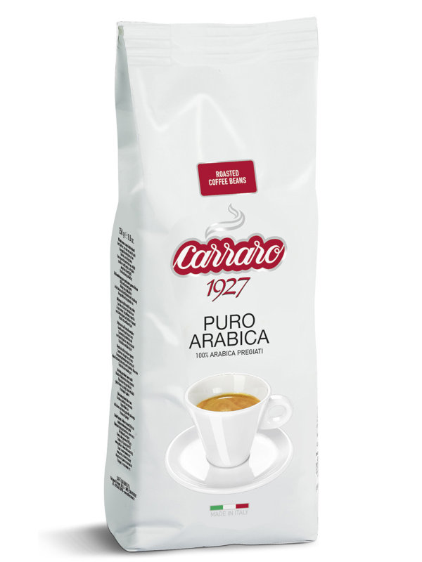 Кофе в зернах Carraro Arabica 100% 500g 8000604001443 кофе movenpick der himmlische 500 г в зернах