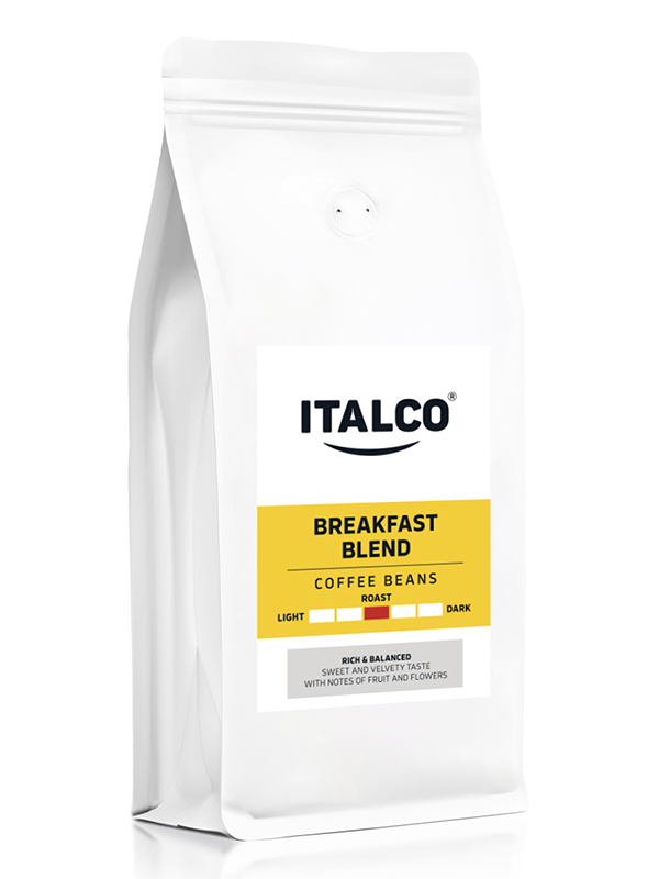 

Кофе в зернах Italco Breakfast Blend 1kg 4640165782296, Breakfast Blend