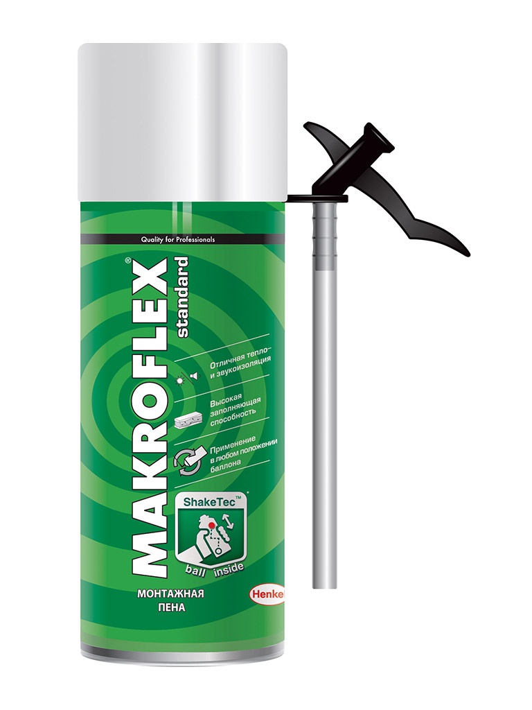 

Пена Makroflex Оригинальная СТД 300ml 2598433, 2598433