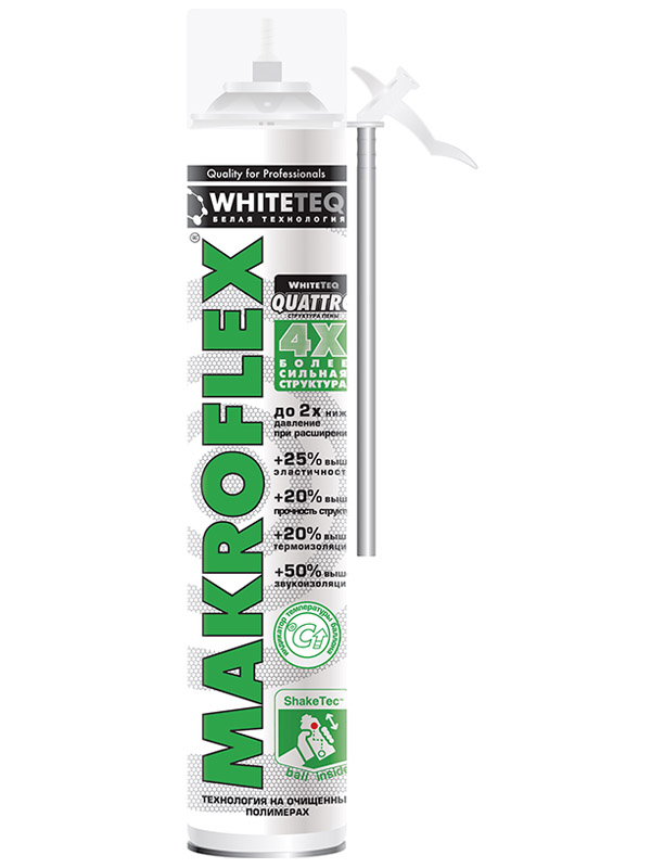 фото Пена makroflex whiteteq стд 750ml 2598467