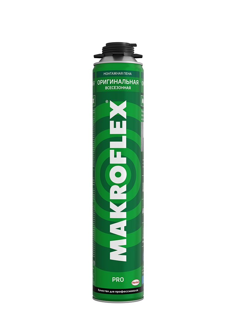 

Пена Makroflex Оригинальная Про всесезонная 750ml 2599569, 2599569