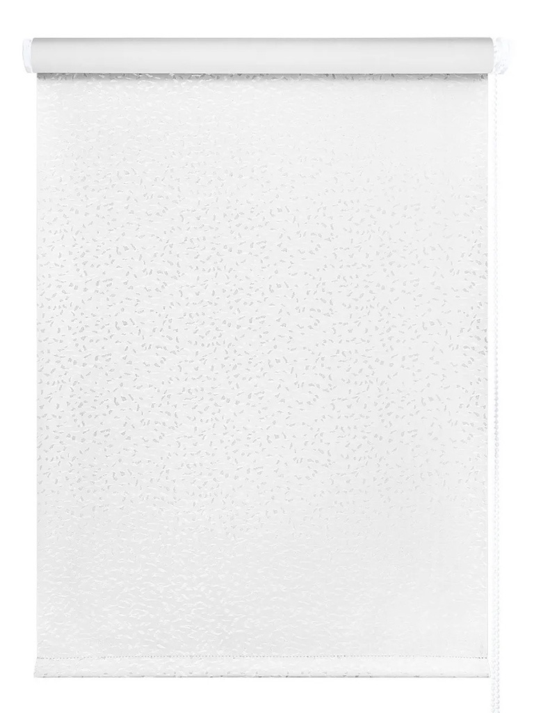 фото Штора рулонная legrand блэкаут кристалл 42.5x175cm white 58 078 835