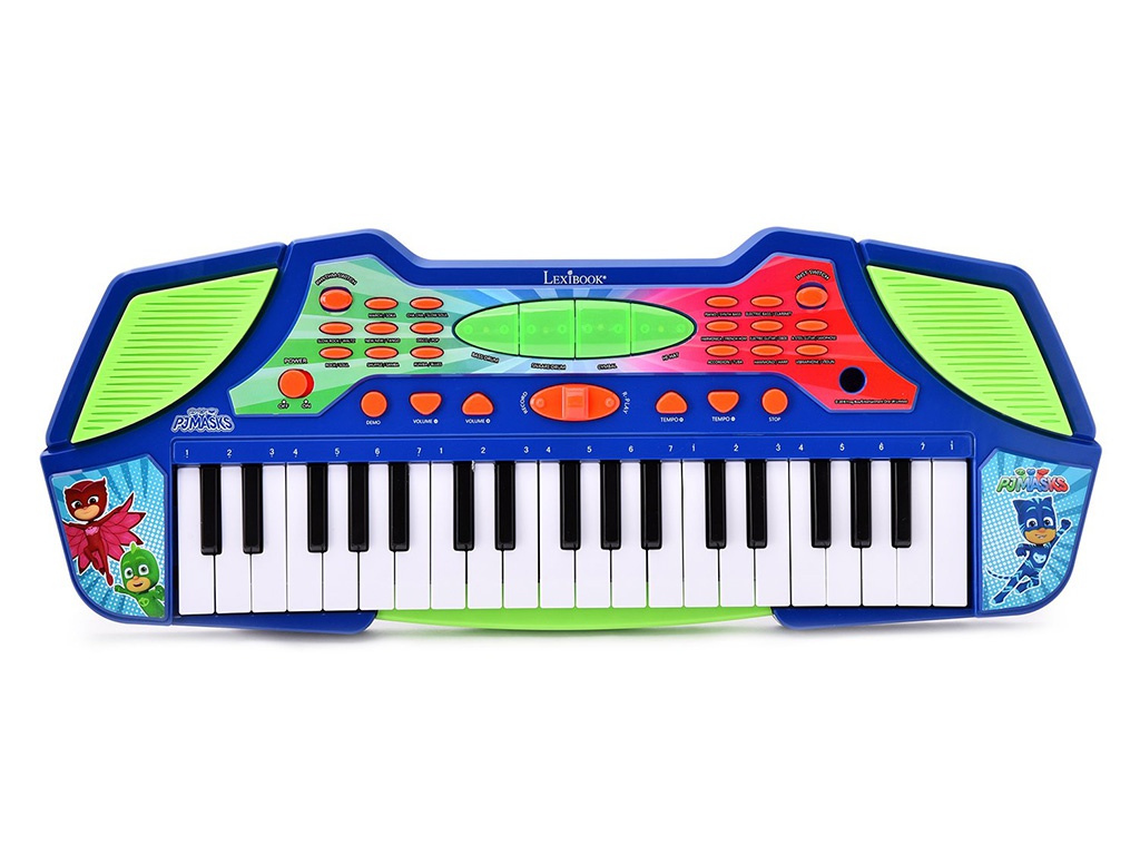 фото Детский музыкальный инструмент lexibook электро-синтезатор с микрофоном герои в масках k710pjm