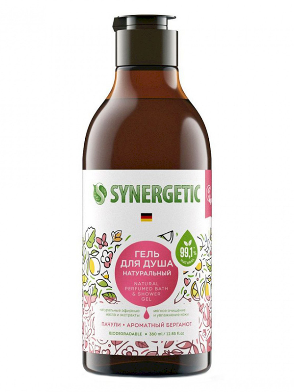 

Гель для душа Synergetic Пачули и ароматный бергамот 380ml 4607971451419, 4607971451419