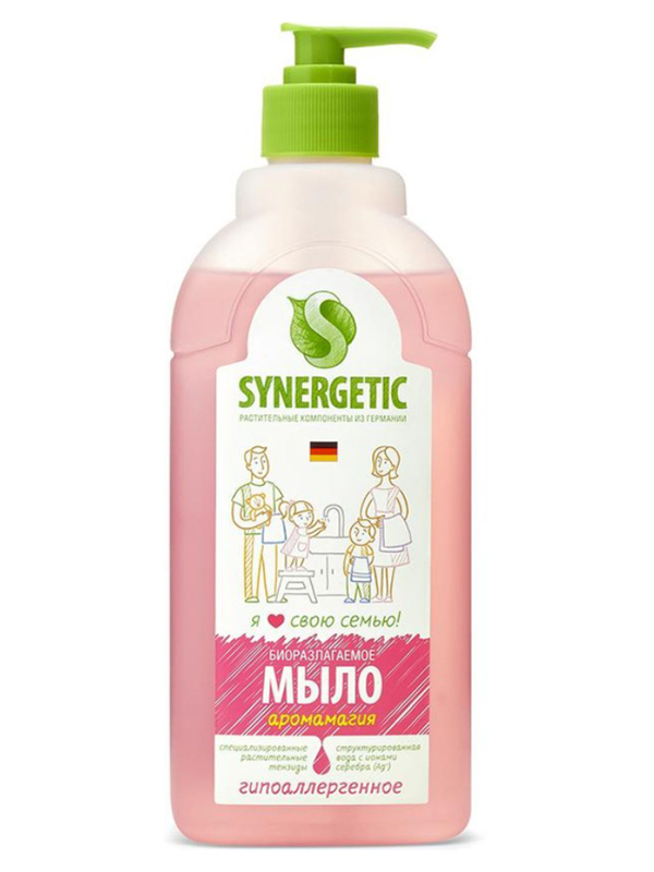 

Жидкое мыло Synergetic Аромамагия гипоаллергенное 500ml 4623722341310, 4623722341310