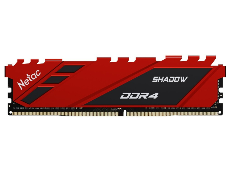 фото Модуль памяти netac shadow ddr4 dimm 3600mhz pc28800 cl18 - 8gb red ntsdd4p36sp-08r