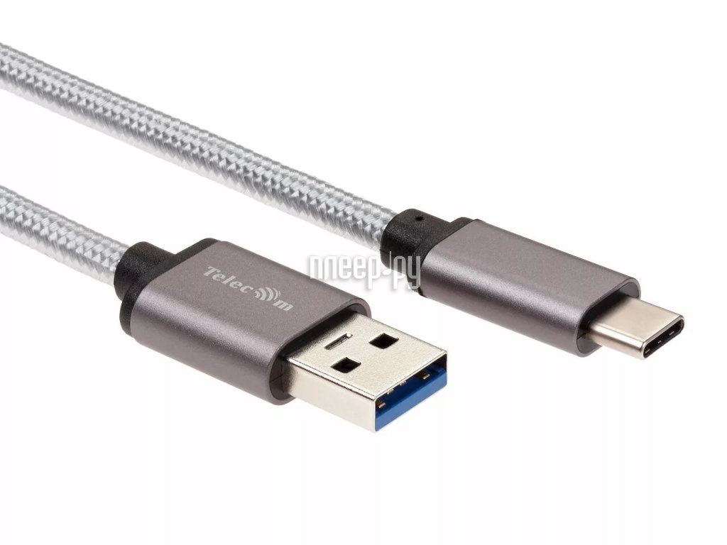 Аксессуар Telecom USB Type-C - USB 3.0 A 1m TC403M-1M
