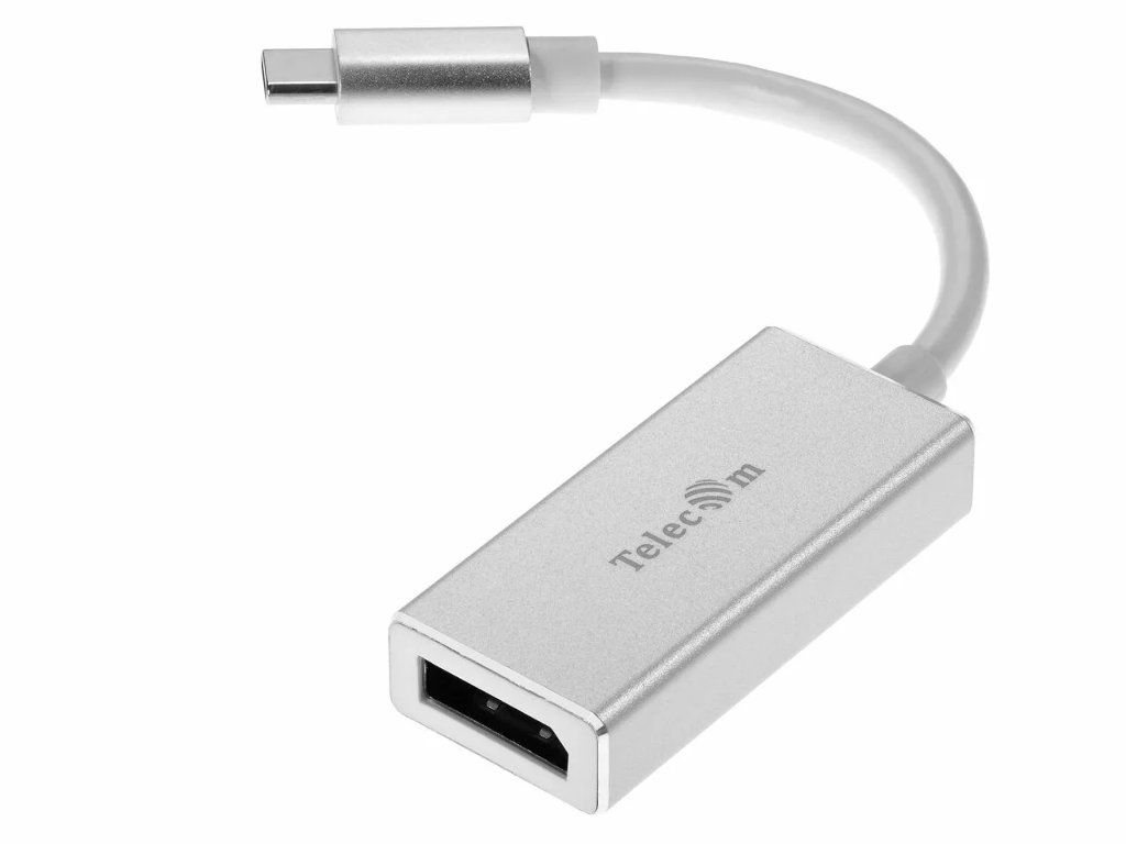 Цифровой конвертер Telecom USB Type-C - DP All Shell TUC035 цифровой конвертер espada vga jack 3 5mm to hdmi hcv0201
