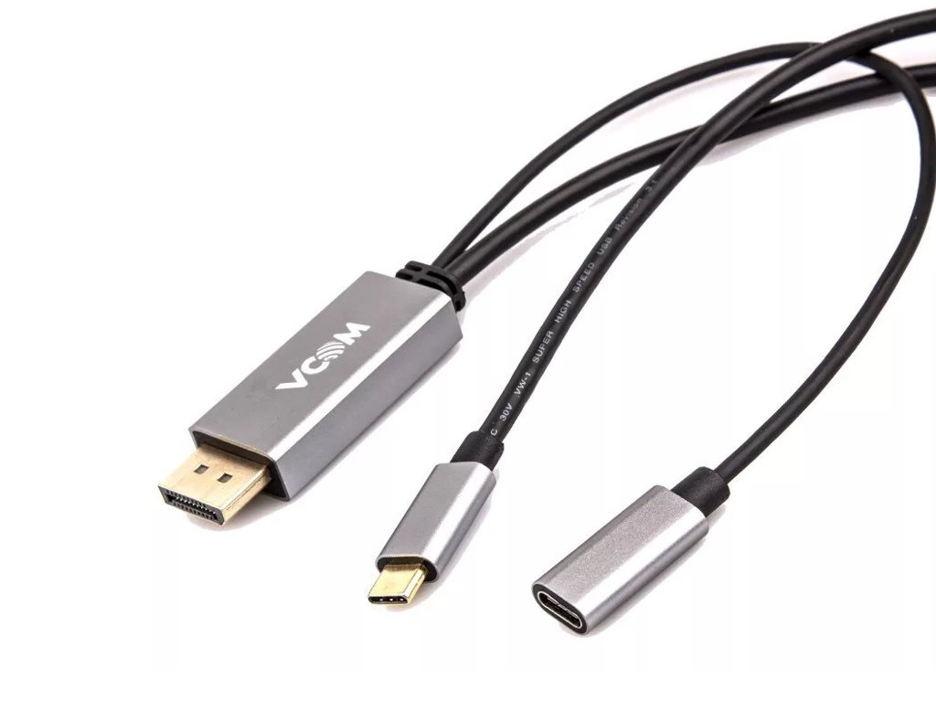 Аксессуар Vcom USB Type-C - DP 1.8m CU422MCPD-1.8M