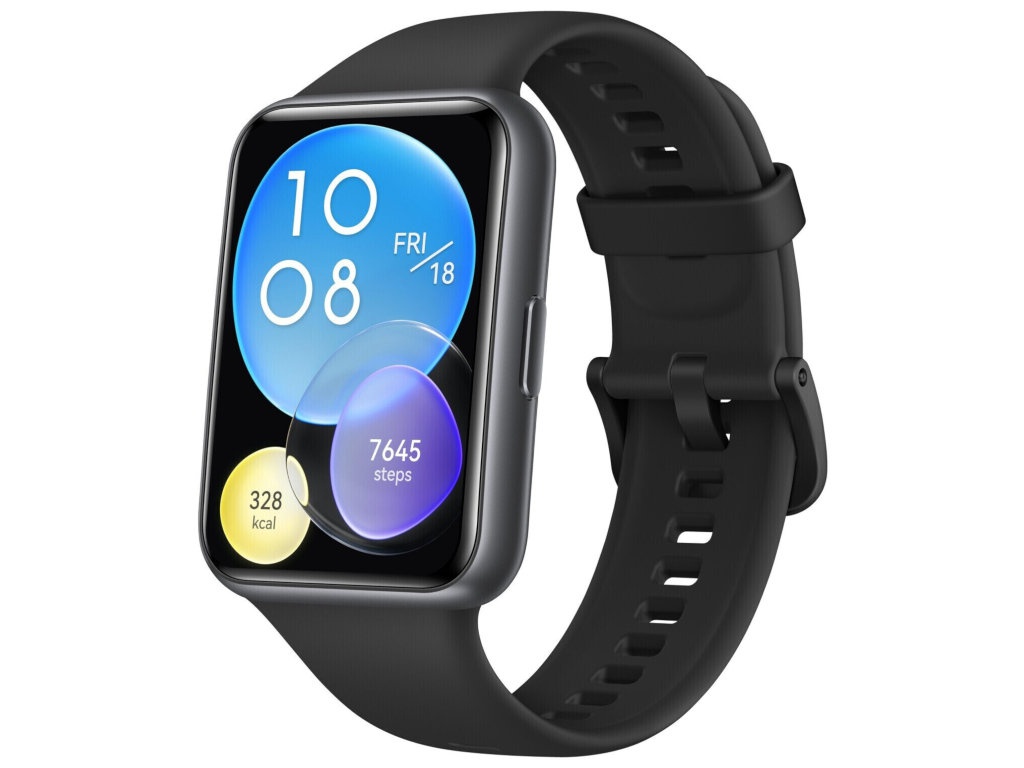 Умные часы Huawei Watch Fit 2 Yoda-B09S Midnight Black Silicone Strap 55028916 сотовый телефон honor x5 plus 4 64gb midnight black