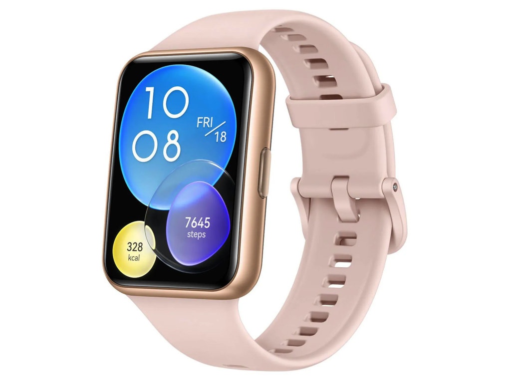 Умные часы Huawei Watch Fit 2 Yoda-B09S Sakura Pink Silicone Strap 55028915 смарт часы huawei watch fit gold pink stia b09