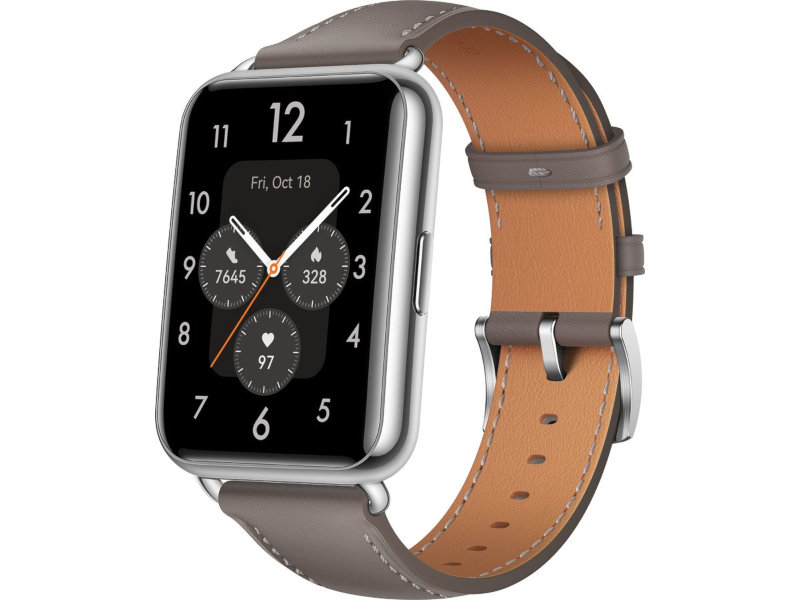 Умные часы Huawei Watch Fit 2 Yoda-B19V Nebula Grey Leather Strap 55029266 умные часы huawei watch gt 3 pro odin b19v grey leather strap 55028474